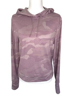 Spyder Active Lavender Camo Hoody Top Women Medium